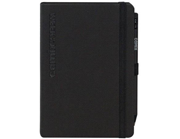 Agenda Comix 2027 Settimanale Medium Nera Texture 12 Mesi
