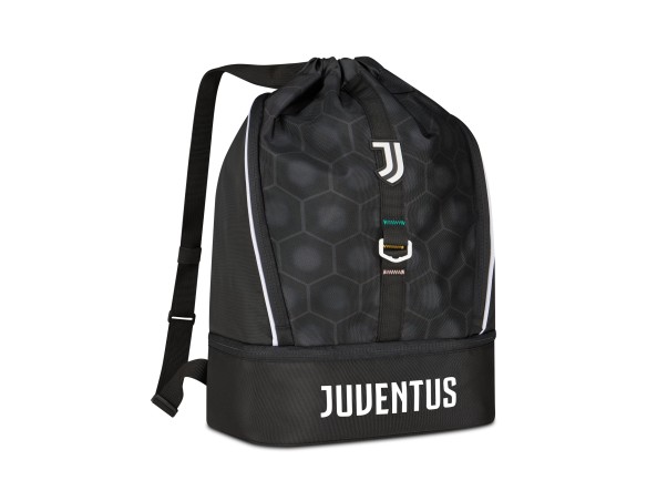 Juventus | SACCA CON FONDO RIGIDO PORTA SCARPE SEVEN GYM BACKPACK JUVE JUVENTUS STRONG DEFENSE PRODOTTO UFFICIALE