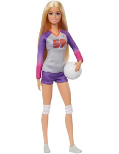 Barbie Carriere - Barbie Pallavolista, bambola snodata...