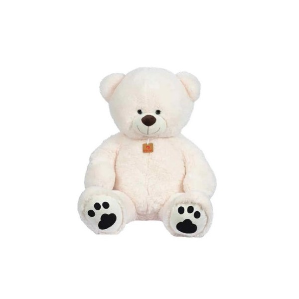 Peluche Orso Panna 100Cm 1 metro Bianchino
