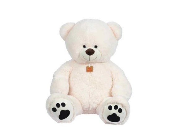 Peluche Orso Panna 100Cm 1 metro Bianchino