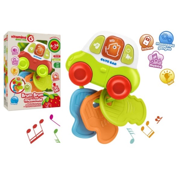 Vitamina G batteria macchinina musicale con...