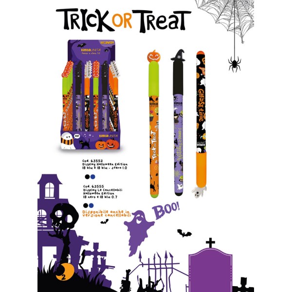 Halloween | Penna 3d cancellabile halloween blu...