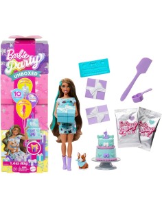 Barbie Party Surprise - Party Stars, bambola con 10...
