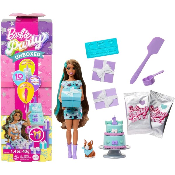 Barbie Party Surprise - Party Stars, bambola...