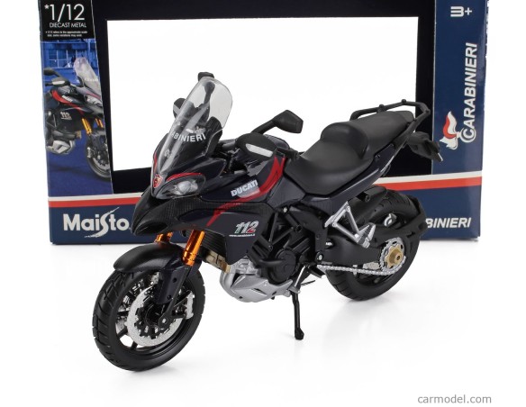 Maisto Multistrada Moto Motore Motocicletta 1200s - Carabinieri in scala 1:12