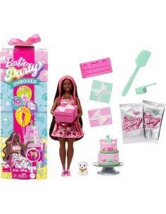 Barbie Party Surprise - Shimmerin' Hearts, bambola con 10...
