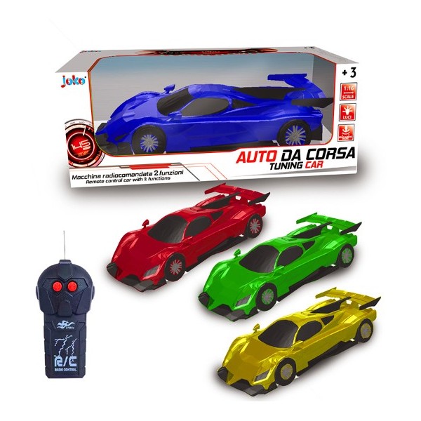 Auto radiocomandata 1:24 2 funzioni 3pz ass.