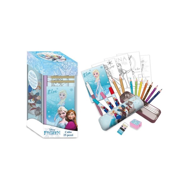 Frozen | Set Cubo Cancelleria 35 Pz In Torre...