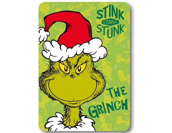 Il Grinch - Plaid 100x140 Il Grinch Natale