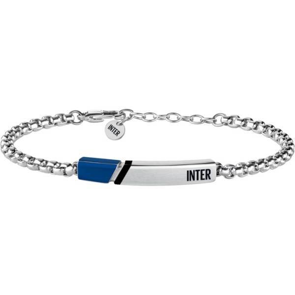 Inter | Bracciale in acciaio bambino con...