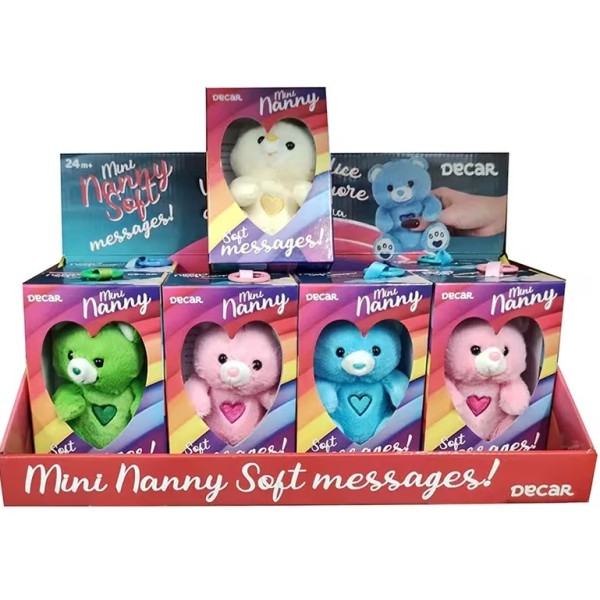 Mini Nanny Orsetto 12 cm registra messaggi,...