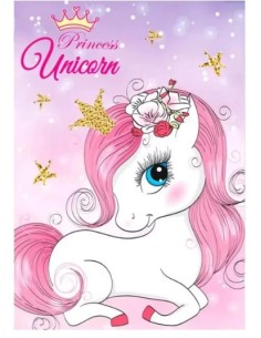 Unicorno | Plaid copertina coperta pile bimba bambina...