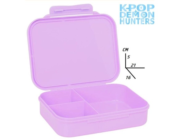 Demon Hunters K-Pop |  Portamerenda 1410ml scuola bambina Demon Hunters K-Pop huntrix