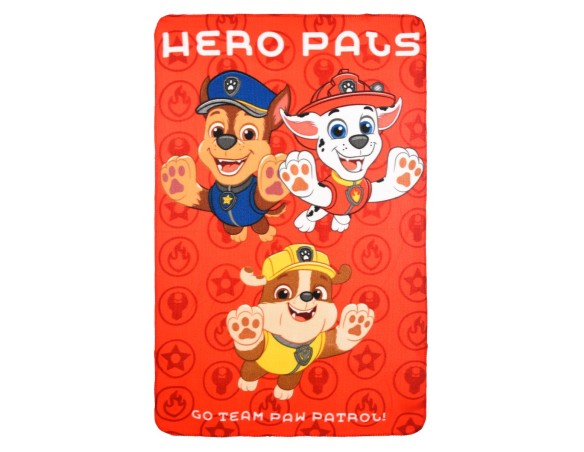 Paw Patrol | Plaid copertina coperta pile bimbo bambino paw patrol 100x140 cm