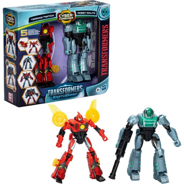Transformers Robot EarthSpark Cyber-Combiner...