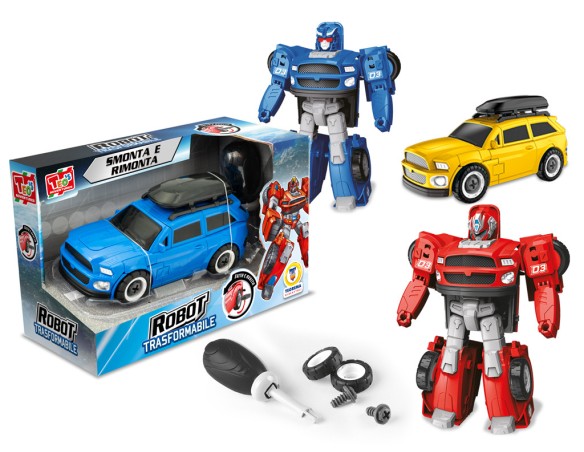 Robot Teorema Teo's Pick Up Trasformabile 3 colori ass