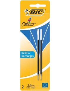 Ricarica refill blu penna a sfera Bic 4 Colors Pen Desk -...
