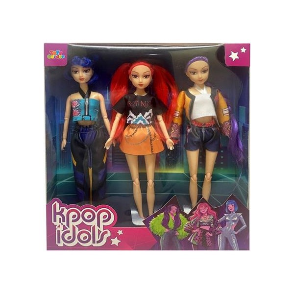 K-pop Set 3 Bambole Kpop Idols Stars Rumi Mira...