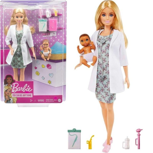 Barbie - Playset Pediatra con Bambola Barbie...
