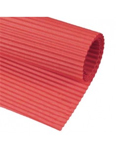 CARTONCINO ONDULATO ROSSO 50X70 2206/1