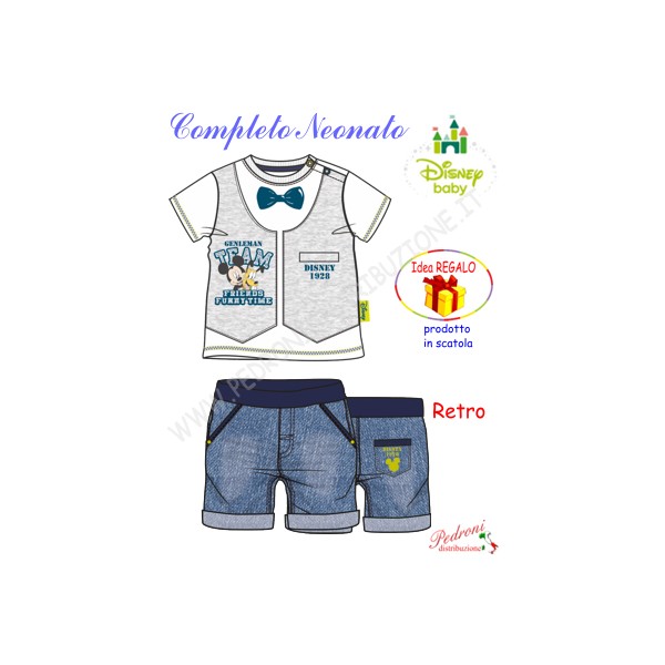 COMPLETO TOPOLINO WD 100954 3-12 MESI
