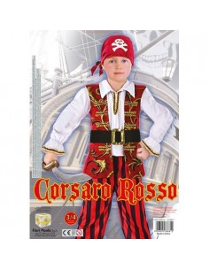 COSTUME CORSARO ROSSO BABY 3-4 31690