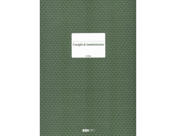 E2386 REGISTRO CONSIGLIO AMMINISTRAZIONE