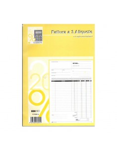FATTURE A 3 ALIQUOTE A 3 COPIE E 5304 A